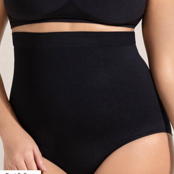 Shapermint Essentials All Day Every Day High-Waisted Shaper Panty Black XL/2X - Picture 1 of 7